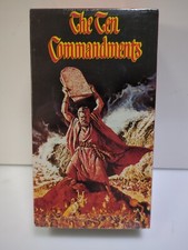 The Ten Commandents VHS 2-Tape Set SEALED Watermarks Paramount Charlton Heston