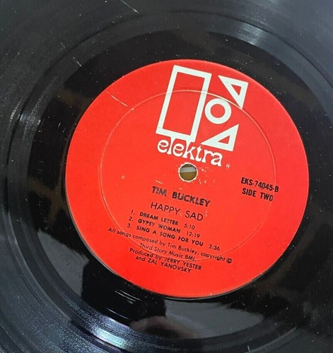 Tim Buckley Lee Underwood - Happy Sad Vintage Elektra Schallplatten LP Vinyl - Bild 4 von 4