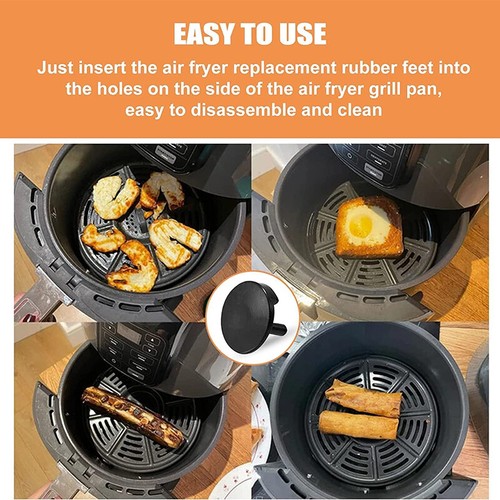 4/8Pcs Air Fryer Rubber Bumpers Feet Protective Heat Resistant Replacement Part - Picture 10 of 10