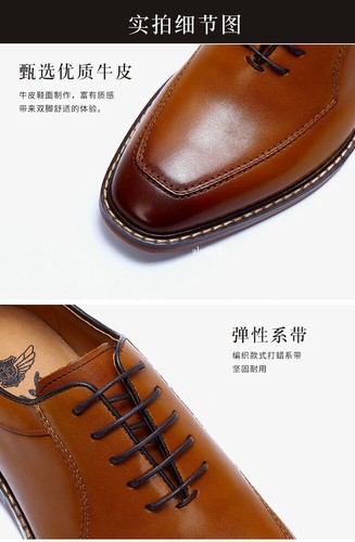 Herren Echtleder Schuhe Handgefertigt Business Formell Neu Oxford Leger Elegant Schuhe - Bild 15 von 27