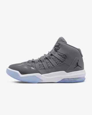 Air Jordan Max Aura Shoes Cool Gray Black White AQ9084-010 Men's Multi Size NEW