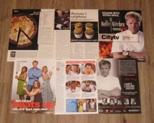 Gordon Ramsay ADs original FULL PAGED magazine clippings pages PHOTO article