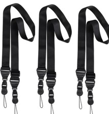 3 PACK Adjustable Shoulder Strap, Durable Nylon Neck Portable Lanyard NWT