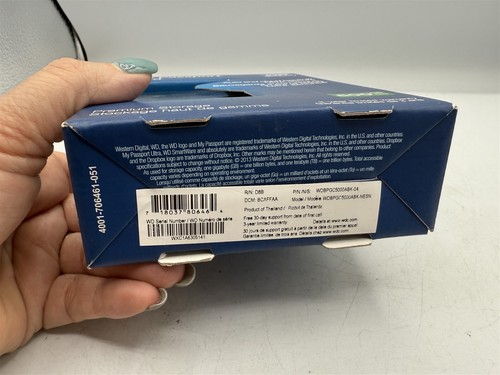 SEALED WESTERN DIGITAL WD 500GB MY PASSPORT ULTRA USB 3.0 - Picture 9 of 9