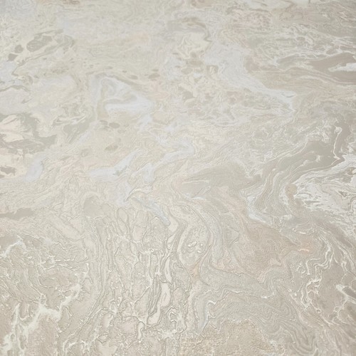 Ivory champagne rose gold faux watercolor liquid art marble textured Wallpaper - Picture 13 of 16