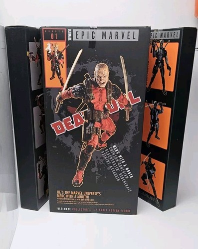 Ultimate Epic Deadpool Marvel Classics 1/4 Scale 18" Action Figure #01 Neca 2018 - Picture 10 of 19