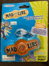 Vintage Mad Libs Electronic Keychain 
