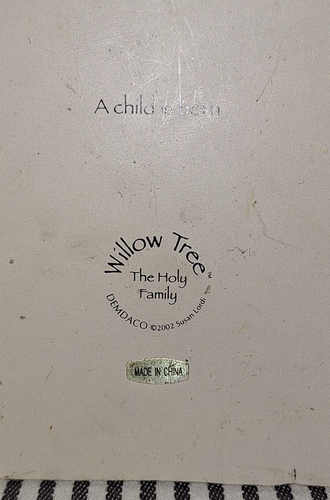 VTG WILLOW TREE 2002 HOLY FAMILY WALL ART PLAQUE JOSEPH MARY & JESUS SUSAN LORDI - Picture 3 of 6