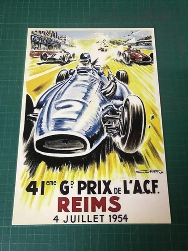 Motorsport Auto Poster Man Cave F1 TT Le Mans gedruckt Wohndeko Wandbild Bar - Bild 120 von 136