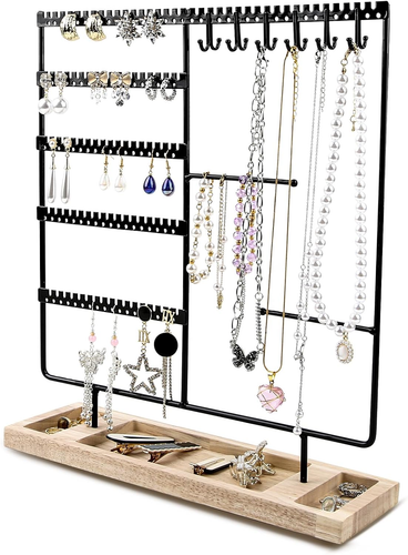 Jewelry Holder Organizer Stand Tree for Earring Necklace Ring Bracelets Display - Picture 11 of 12