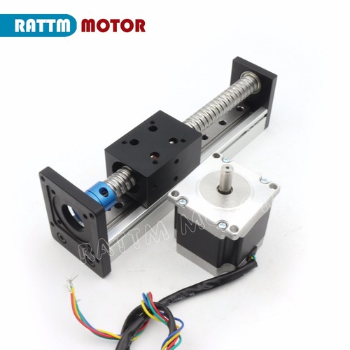CBX1605 300mm Slide Stroke Linear Motion Guide Precision Ball Screw+Nema23 Motor - Picture 7 of 8