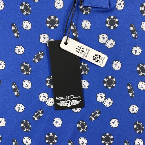 Bettinardi Straight Down Polo Shirt Mens XL Fat Cat T Hive Allover Let It Ride - Picture 5 of 17