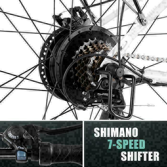 Details zu Vivi+Elektrofahrrad 26 Zoll Mountainbike 250W 36V Shimano 7Gänge Citybike Unisex Sofortige Lieferung neuer Produkte