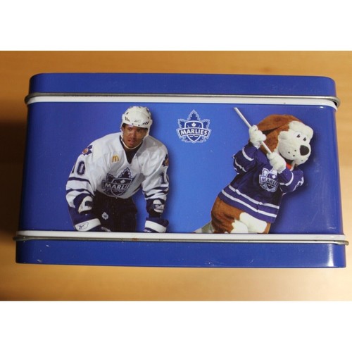 AHL Toronto Marlies Maple Leafs Maskottchen Brotdose Brotdose Metalldose 8 x 7 x 4 - Bild 5 von 7