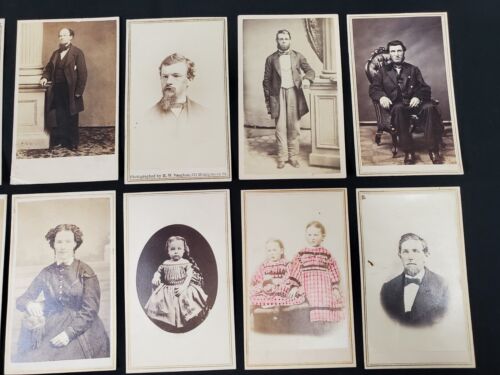 HISTORIC! 1860s CDVs George & William Swan CA GOLD RUSH Placerville/El Dorado Co - 第 7/15 張圖片