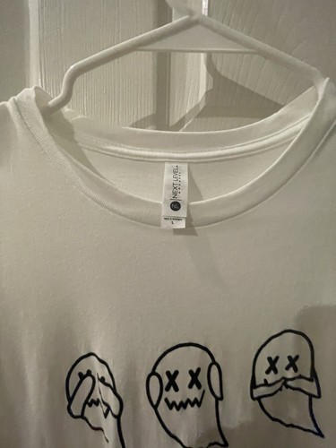 Atlanta Braves Damen Large, weißes Bella T-Shirt, No Evil Shirt 3 Large Frauen - Bild 9 von 10