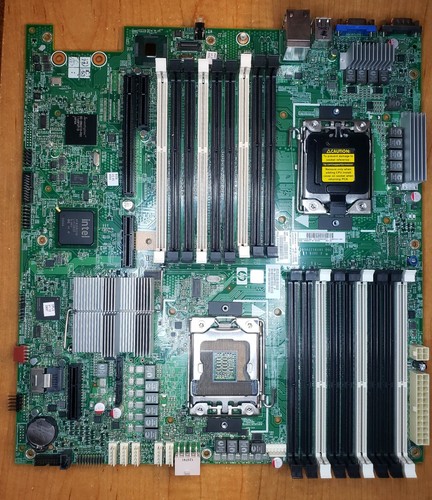 OEM HP MOTHERBOARD FOR HP PROLIANT DL160 G6 - DL160S G6 637970-001, 593347-003 - Picture 1 of 7