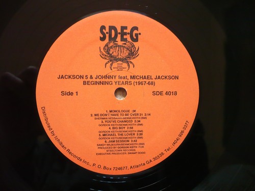 Michael Jackson & The Jackson 5 Beginning Years 1967-1968 Vinyl US 1989 SDEG LP - Foto 2 di 10
