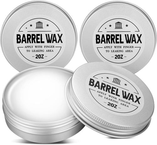 3 Pcs Barrel Sealing Wax 2 Oz Aging Barrel Wax and 3 Pcs Stickers for Wine Bourb - Picture 8 of 12