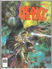 HEAVY METAL V 2 # 4 HORROR MAGAZINE FANTASY 1978 MOEBIUS CALDWELL RICHARD CORBEN