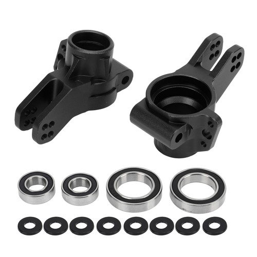 (Negro) Portador de buje trasero RC aleación de aluminio RC coche piezas de actualización para ARRMA ZK - Imagen 5 de 22