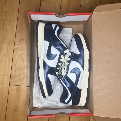 Nike Dunk Low PRM Vintage Navy FN7197-100 100% Authentic - Bild 4 von 6