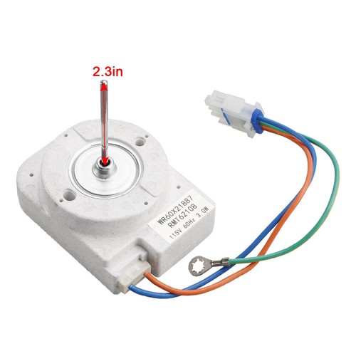 WR60X21887 Refrigerator Evaporator Fan Motor per GE WR60X10137 WR60X10054 T9 Y - Picture 2 of 11