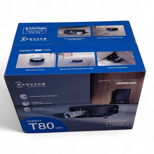 ECOVACS DEEBOT T80 OMNI Saug- & Wischroboter Schwarz mit OZMO Roller - Neu & OVP - Bild 4 von 6