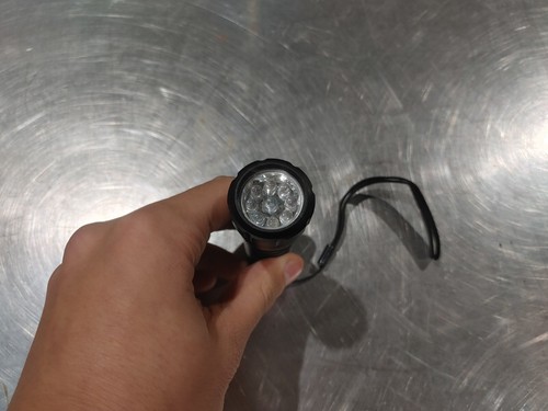 Excellent Condition Certified Outdoor Metal UV LED Flashlight Black Tested Works - Bild 2 von 3