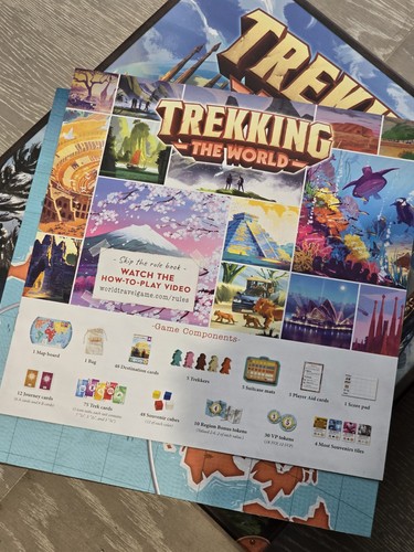 Trekking The World Brettspiel Kickstarter First Edition Sleeved - Bild 4 von 4