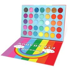 CmaaDu 35 Color Eyeshadow with Matte Texture and Glitter for Bold Looks