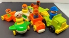 Vintage Fisher Price Little People Mixed Lot of 12 Figures and Vehicles