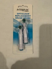 Interplak OptiClean Replacement Brush Heads (2) NEW SEALED