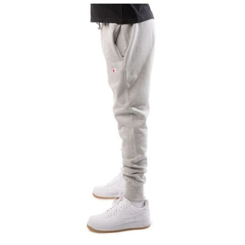 Champion Men's Reverse Weave Joggers C Logo in Oxford Grey Small MSRP $50 - Picture 2 of 8