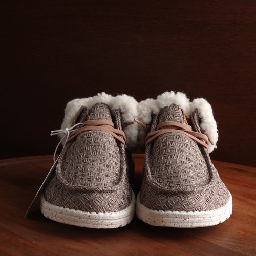 Hey Dude Damen-Bootie Größe 8 braun Wendy Faltnaht gemütliche Knöchel-Slipper neu mit Etikett - Bild 3 von 14