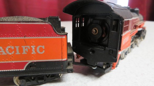 LOCOMOTORA MOTOR RSO Z-75157 #6789 LUZ DIURNA PACIFIC Y TENDER ESCALA HO - Imagen 8 de 11