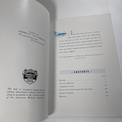 1934 THE STORY OF SALMON Fishing Canning American Can Company Cannery Advert - Picture 3 of 7