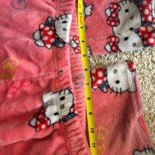 Sanrio Hello Kitty Damen Schlafanzug rosa und rot  - Bild 6 von 6