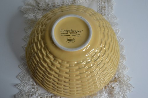 Longaberger, Reflejos Tejidos, Butternut, Cuenco Mezclador, 9" x 5" - Imagen 7 de 10
