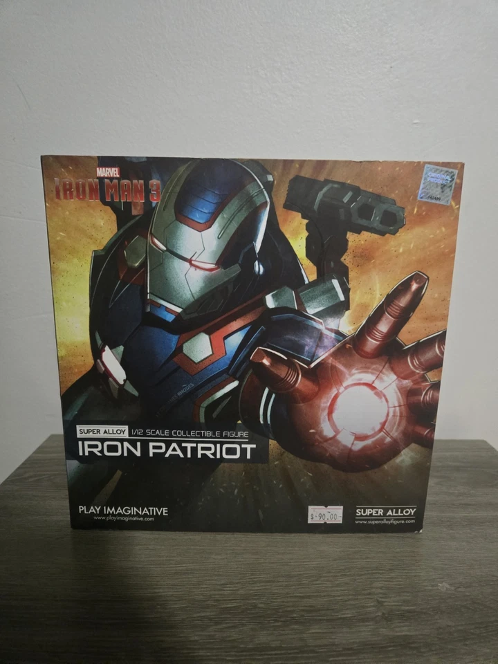 Play Imaginative Super Alloy Die-Cast Iron Patriot 1/12 Marvel Iron Man 3 - Image 2 of 3