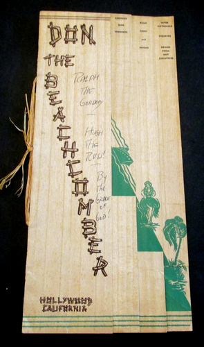 Vintage Original 1939 Don The Beachcombers Nektar der Götter Hollywood Kalifornien - Bild 1 von 12