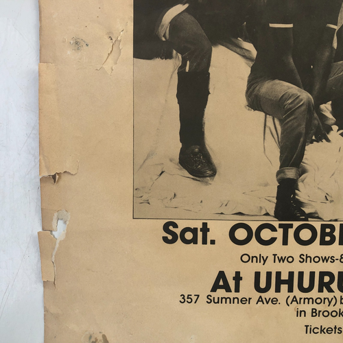 Rare Steel Pulse Live at the East 1982 Concert Poster Brooklyn Uhuru Center - Picture 9 of 16