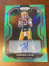 2020 Jordan Love Chronicles Prizm Black Signature Green /49 Auto RC #PB4 Packers