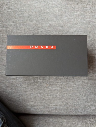 Prada Linea Rossa PS08VS-56403G-59 Havana Rubber Square Sunglasses 59mm Unisex - Picture 5 of 6