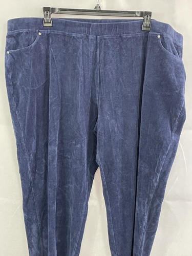 Quacker Factory Corduroy Pull-On Slim Leg Pants Lot 2 Size 3X Short A270900 BN5 - Picture 5 of 23