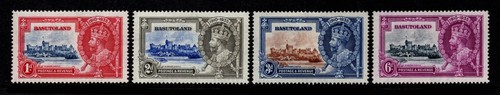 BASUTOLAND 1935 SILVER JUBILEE SET, SG 11/14, FRESH MINT, CAT £14 - Picture 1 of 2