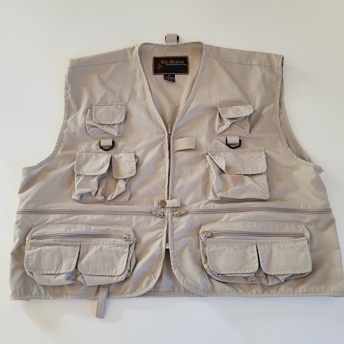 Rio Bravo by Prestige Utility Fliegenfischer Weste Herren XL khaki viele Taschen - Bild 1 von 5
