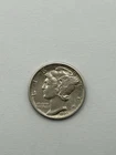 1927 Mercury Dime AU+
