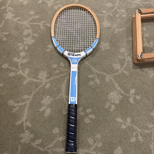 Vintage Wilson Chris Evert Pro Cup Holz Tennisschläger - Bild 2 von 8
