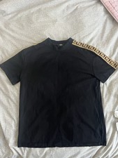 Men’s Fendi Roma T-Shirt – Size Large – Black – Made in Italy